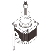 57mm直线推杆式步进电机-23HY45A