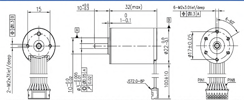 NAECU2232H系列空心杯电机-2232H2412