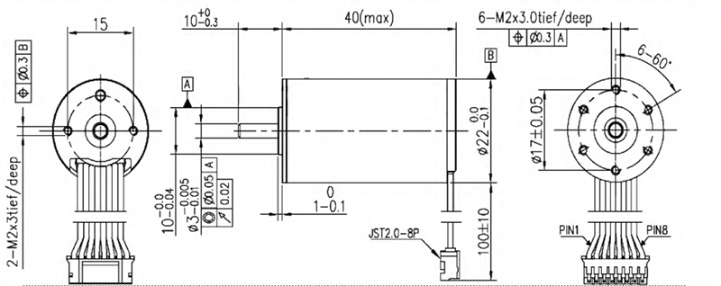 NAECU2240H系列空心杯电机-2240H1212